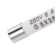 thumbnail image 5 of Fusible de cartucho automotriz 6A 250V 5x25mm de acción rápida reemplazo para amplificador de alarma de audio de estéreo de automóvil 10 piezas, 5 of 5
