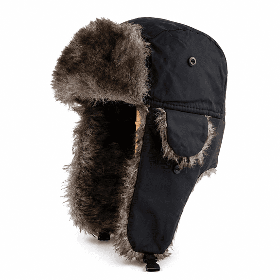 FLORNIX 2026 New Unisex Men Women Russian Hat Trapper Bomber Warm Trooper Ear Flaps Winter Ski Hat Solid Color Faux Fur Cap Headwear