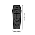thumbnail image 3 of Popular! Coffin Bath Mat Halloween Rug, Gothic Home Décor Living Room Bathroom Bedroom Kitchen Coffin Halloween Doormat Horror Ghost Gift, 3 of 3