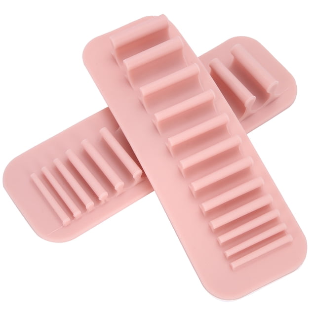 Storage Rack, 2Pcs Toothbrush Storage Rack, Silicone Cosmetic Brush Drying Rack For Hold Toothbrushes Paintbrushes