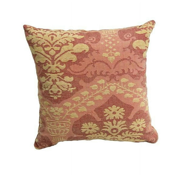 Blazing Needles 9910-S1-ZP-ID-040 Soft Jacquard Chenille Indoor Throw Pillows, Queen Maria