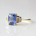 thumbnail image 4 of Emerald Cut Sapphire Cocktail Ring, Sapphire Engagement Ring, Sapphire Wedding , Women Bridal Ring, Solitaire Engagement Gift Ring, 4 of 4