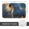 thumbnail image 2 of Rateoe Starry Light White Horse Pattern Flannel Door Mat Indoor Outdoor Entrance, Waterproof All-Weather Doormat,Fade Resistant, Low Profile Entryway Mat 16x24in, 2 of 7