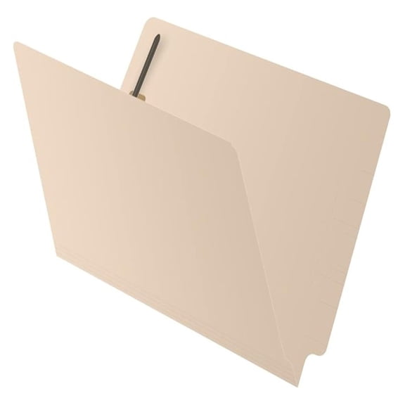 14 pt Manila Folders, Full Cut 2-Ply End Tab, Letter Size, Fastener Pos #1 & #3 (Box of 50)