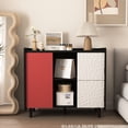 thumbnail image 2 of Black and Red Coffee Bar / Solid Structure for Stable Storage, 2 of 3