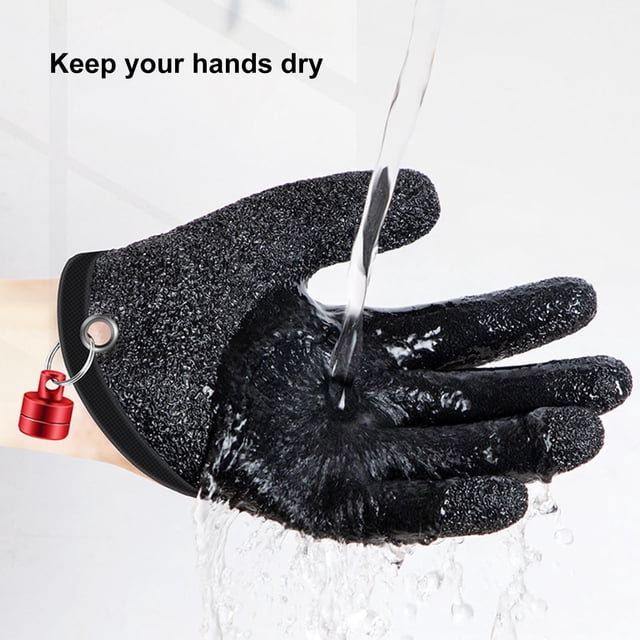 LJNYFDC Angling Gloves Fishing Glove Cozy Non Slip Waterproof Quick Dry with Textured Grip for Catching Fish