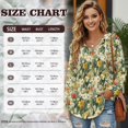 thumbnail image 7 of DISNIMO Flower Printed Hoodies for Women Waffle Sweatshirts Long Sleeve Pullover Tops Fall Winter Outfits, XL, 7 of 7