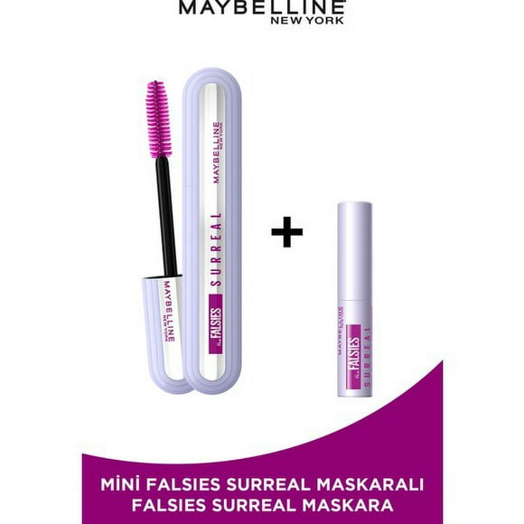 Maybelline New York 2 Falsies Mascara Surréaliste - Cadeau de Mascara Mini Surréaliste