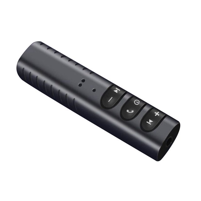Receptor de audio Bluetooth 5.0 con conector auxiliar de 3,5 mm, receptor de audio portátil para auriculares y altavoces.