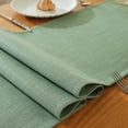 thumbnail image 5 of Xecvkr 33x183cm Linen Table Runner Woven Tone Color Long Tablecloth for Dining Room Home Decor Christmas Thanksgiving, 5 of 6