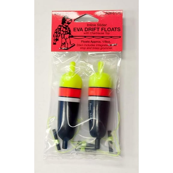 Beau Mac EVA Inline Slip Floats - 1/8oz SDFC1/8