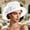 White, variant on Floleo Women Elegant Wide Brim Hat Floral Embroidery Organza Dress Hat for Wedding Tea Party Formal Events Sun Protection Fashion Accessory(Red,Free Size)