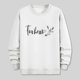 thumbnail image 5 of Ceisia Men's Regular-Fit Crew-Neck Heart-Letter Printed Casual Sweatshirt Gift, 5 of 8