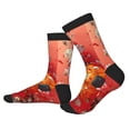 thumbnail image 2 of Disketp Space Skeleton Art Unisex Mid-Calf Socks Lightweight Breathable Ventilation Ankle Socks, 2 of 7