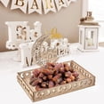 thumbnail image 5 of Wooden Islamic Star Moon Muslim Cake Display Party Supplies Food Holder Ornament Food Tray D, 5 of 8