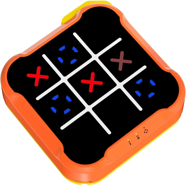 Tic Tac Toe Digital Juego De Gato Electrónico Divertido Xtellar naranja
