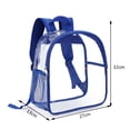 thumbnail image 2 of Mochilas transparentes para mujer, mochilas escolares transparentes de PVC para estudiantes, 2 of 5