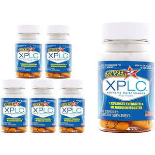 NVE Pharmaceuticals Stacker 3 XPLC Extreme Performance Formula Extreme  Energizer & Metabolism Booster, 4 ea 