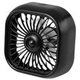 thumbnail image 1 of Mini Ventilador Refrigeración Con Aire para Coche JShteea LED Colorida Ventilador Con Clip USB Negro, 1 of 9