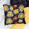 thumbnail image 2 of SHANXI Regular Kids Pattern Black Yellow Velvet Comfortable Decorative Couch Bedroom Apartment Sofa 24x24in, 2 of 5