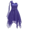 thumbnail image 2 of MSemis Kids Girls Sleeveless High Low Chiffon Flower Dress, 2 of 5