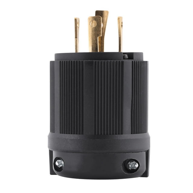 Twist Lock Generator Plug, Locking Plug Plug Connector 3 Pole 4 Wire Durable Impact-resistant For Electrical Industry