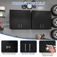 thumbnail image 7 of Landmok Garage Wall Cabinet, 35" Wall Mounted Cabinet Storage with Shelves for Basement,Living Home, Cabinet for Warehouses Tool Room Laundry, 7 of 7
