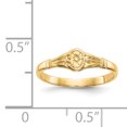 thumbnail image 3 of Bague Ovale pour Bébé en Or Jaune 14k, 3 of 9