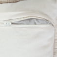 thumbnail image 4 of Laddha Home Designs Handwoven Solid Embroidered Cotton Throw Pillow Cover - 20" - Beige, 4 of 9