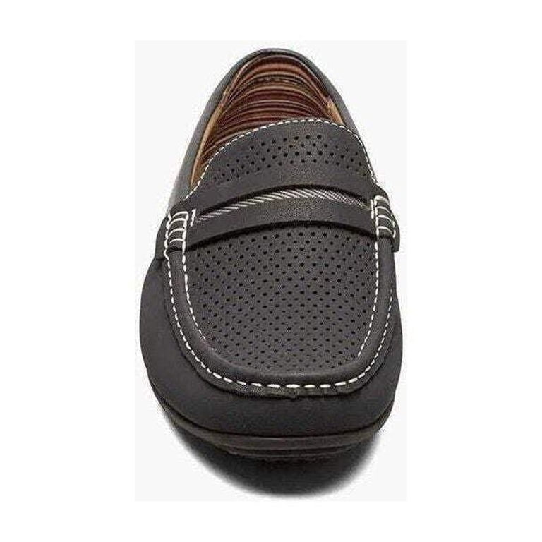 Stacy Adams Corby Saddle Slip On Walking Shoes Navy 25513  display picture 2
