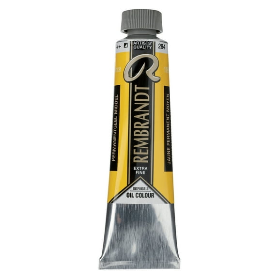 Rembrandt Artists' Oil Color, 40ml, Permanent Yellow Medium