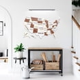 thumbnail image 2 of The Cabin Woodworker - Homestyle 3D USA Map - Medium (22" x 13.32") - Farmhouse - State & Capitals, 2 of 4