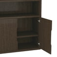 thumbnail image 6 of Rivington Modern 40" Bookcase Cabinet in Walnut (4-Shelf), 6 of 12