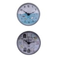 thumbnail image 1 of Reloj de baño mini, resistente al agua, para pared o bañera. Resistente a la humedad. Negro5 Negro3, 1 of 9