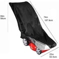thumbnail image 3 of Housse Extérieure Robuste pour Équipement de Pelouse, Design Universel Adapté à Presque Toutes les Tondeuses, Super Étanche et Protection Uv, Inclut un Sac de Rangement Gratuit, 3 of 5
