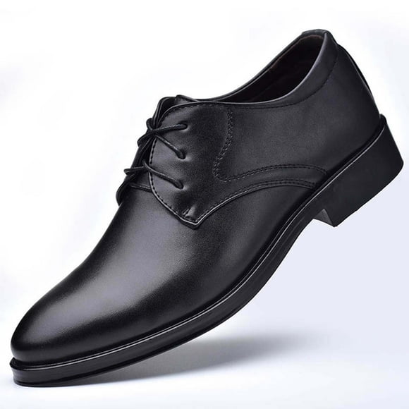 LSLJS Men's Leather Shoes on Clearance, Fashion Men's Casual Pointed Comfy Leather Shoes Casual Shoes