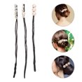 thumbnail image 4 of 3 piezas elegantes de perlas para hacer moños de pelo para mujer, herramienta para peinar el cabello, accesorios DIY para moños de pelo, 4 of 5