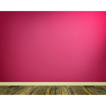 Erehome Polyester Fabric 7x5ft Pink Wall Wood Floor Newborns Pets Erehome Polyester Fabric 7x5ft Pink
