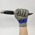 thumbnail image 2 of Food Safe Butcher Gloves Level 9 Cut Resistant Butcher Glove - Stainless Steel Mesh with Durable, Rust-Proof Metal Wire (L), 2 of 5