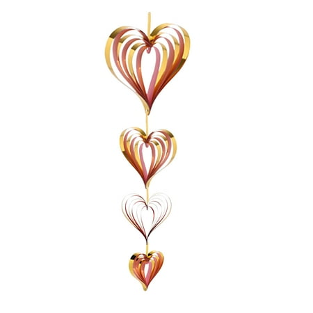 

Chinese Valentine s Day Store Layout Love Pendant 3D Heart Shaped Pendant Window Ceiling Scene Festive Dress Up