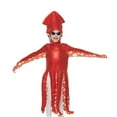 thumbnail image 3 of Disfraz de calamar para niños, disfraz rojo de animal marino para niños y niñas. L, 3 of 9