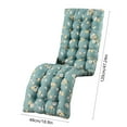thumbnail image 3 of Aespoir Patio Lounge Chair Cushion, Indoor/Outdoor Floral Printed Lounger Cushions, Recliner Cushion, Rocking Chair Cushion, Thickened Chair Cushion, Rattan Chair Cushion, 3 of 6