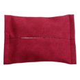 thumbnail image 1 of Caja de pañuelos para auto Toalla de papel para asiento trasero Caja de almacenamiento para servilletas (rojo vino) Tmvgtek Accesorios para autos y motos, 1 of 7