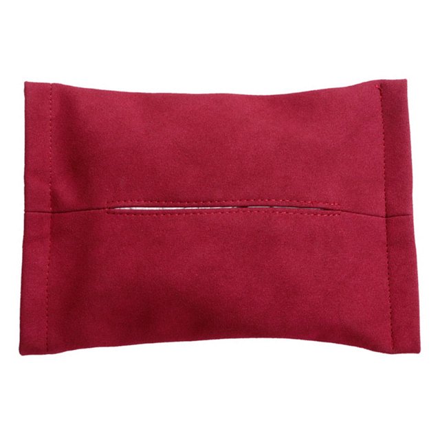 Caja de pañuelos para auto Toalla de papel para asiento trasero Caja de almacenamiento para servilletas (rojo vino) Tmvgtek Accesorios para autos y motos
