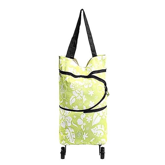 Vikakiooze 2023 Home Storage and Organization Expandable Grocery Trolley Bag Picnic Bag Portable Storage Bag