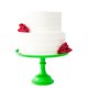 thumbnail image 1 of Soporte para tartas de melamina de 11 pulgadas, elegante expositor de postre reutilizable para bodas, cumpleaños, baby shower y brunches | Plato redondo ligero, duradero y, 1 of 7