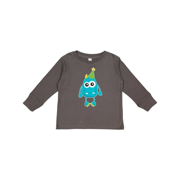 Inktastic Blue Monster Boys or Girls Long Sleeve Toddler T-Shirt