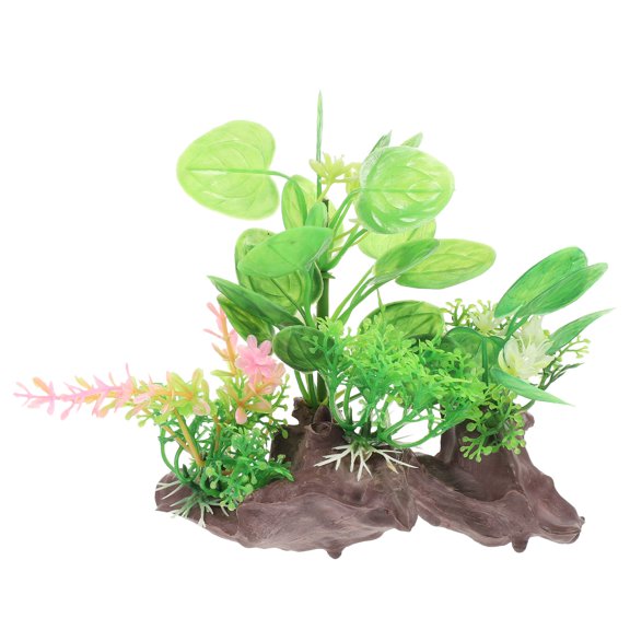 ETEREAUTY Multi-Colored Plastic Decorative Fish Plants for Freshwater Aquariums and Betta Fish