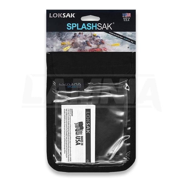 Loksak & Watchfull Eye WAT-PNC-CLR 2018 Aloksak Passport Clear Front Splashsak Nylon Back Pouch with Neck Cord - 5.75 x 8 in.