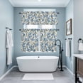 thumbnail image 3 of Vintage Blue Flower Kitchen Curtains Sets for Windows 24 Inch Length, Farmhouse Botanical Floral Retro Rod Pocket Window Treatments Tier Curtains and Valances Set for Bedroom/Bathroom, 3 of 8